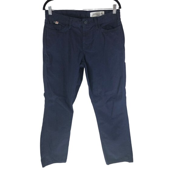 Carhartt Womens Flame-Resistant Rugged Flex Canvas Work Pants Navy Blue 12 - Picture 1 of 5